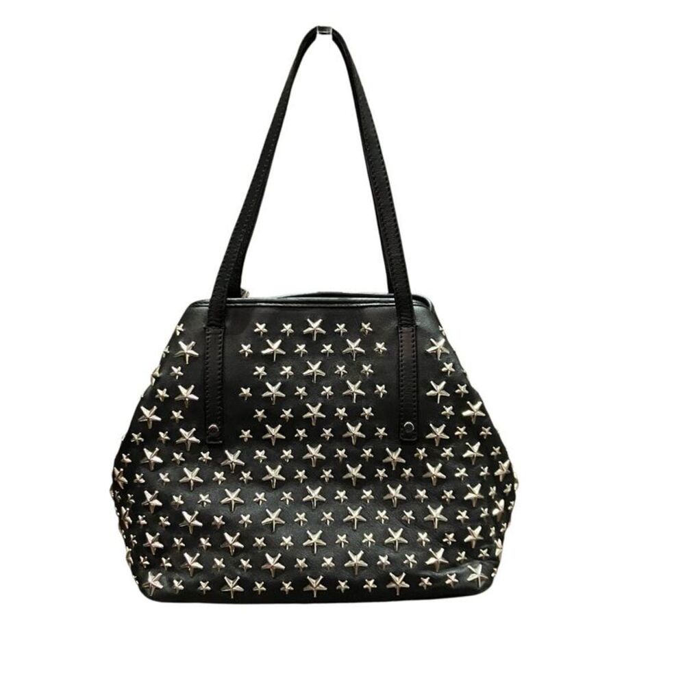 JIMMY CHOO Sasha S Leather Tote Bag - Picture 2 of 9